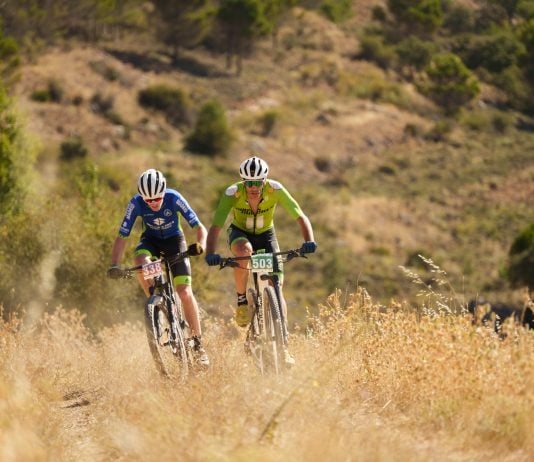 Prueba de MTB en Brihuega el 6 de agosto de 2023.