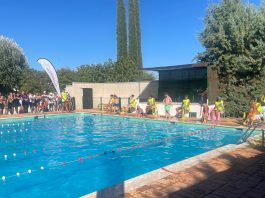 Final del Interpueblos de natación en Humanes.