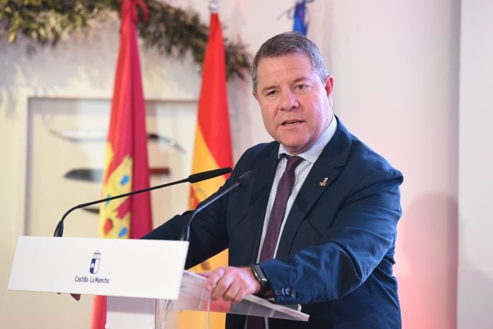 Emiliano García-Page, durante un acto Albacete.