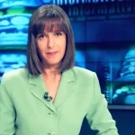 Para los espectadores, Ana Blanco fue durante décadas este encuadre, como presentadora de los informativos, primero en Telemadrid y luego en TVE.