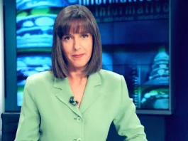 Para los espectadores, Ana Blanco fue durante décadas este encuadre, como presentadora de los informativos, primero en Telemadrid y luego en TVE.