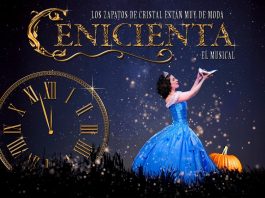 Cartel del musical de Cenicienta anunciado en Mondéjar.