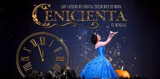 Cartel del musical de Cenicienta anunciado en Mondéjar.