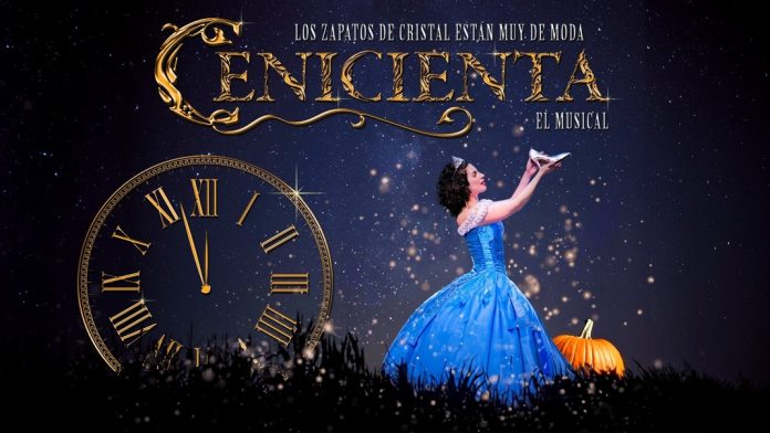 Cartel del musical de Cenicienta anunciado en Mondéjar.