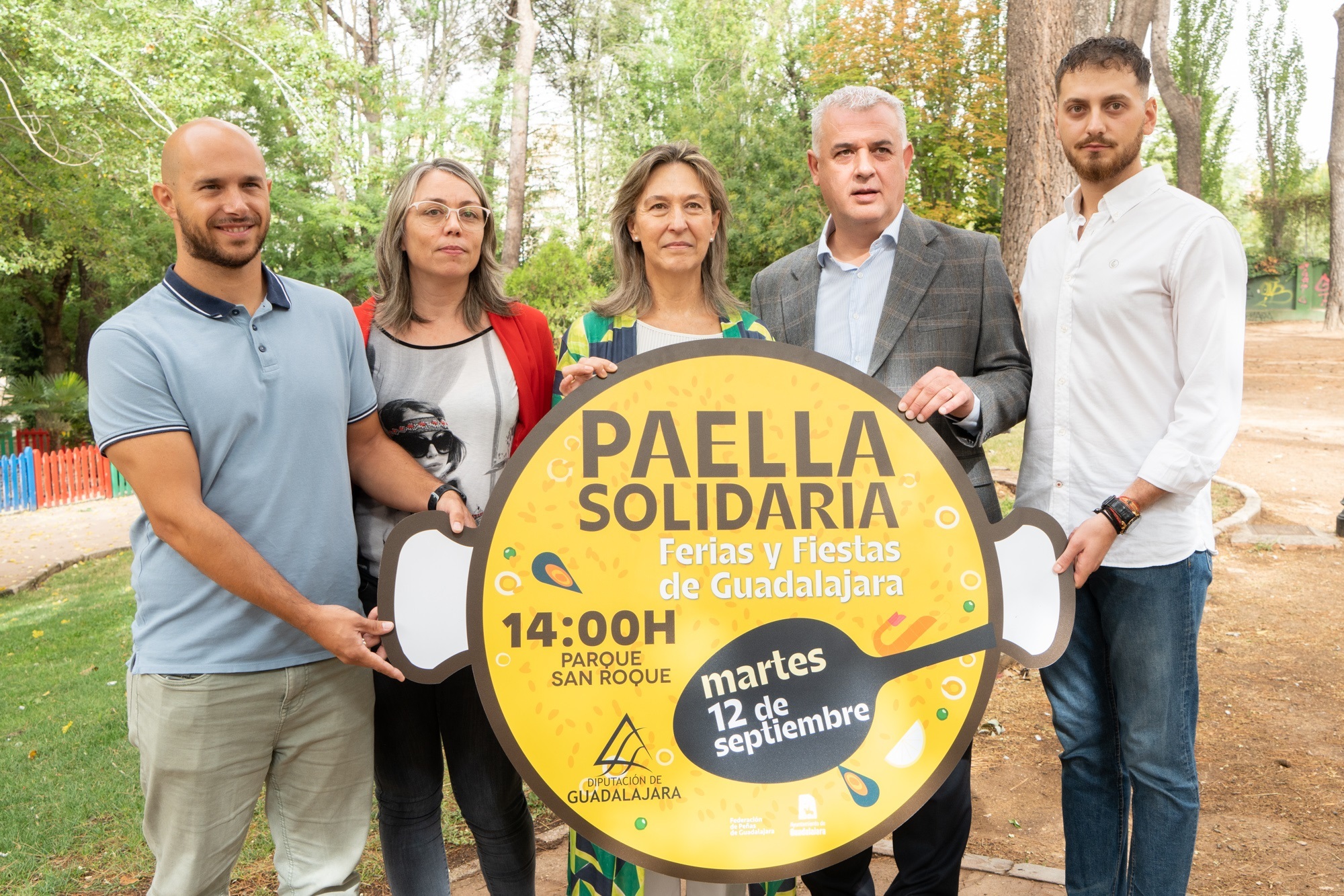 Presentación de la Paella Solidaria de las próximas Ferias y Fiestas de Guadalajara 2023.
