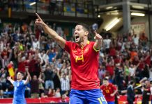 El gol de Raúl Campos dio la victoria a España sobre Italia en Guadalajara. (Foto: RFEF)