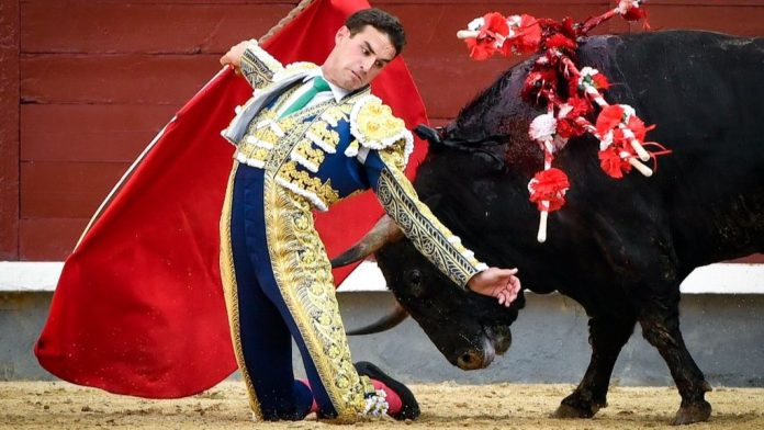 Fernando Adrián en la tarde de la Beneficencia de 2023, donde cortó las dos orejas del sexto y abrió, por segunda vez consecutiva, la puerta grande de Madrid. (Foto: Plaza 1)