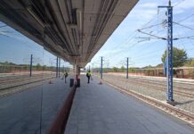 Andén de Guadalajara-Yebes en octubre de 2023. (Foto: La Crónic@)