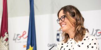 Esther Padilla, consejera portavoz del Gobierno de Castilla-La Mancha.