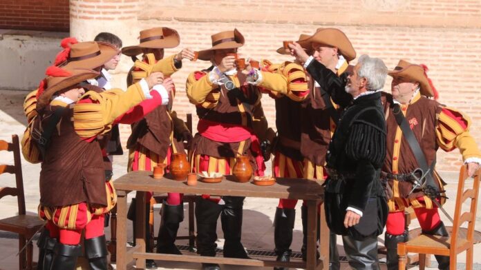 La escena de la hostería del Don Juan Tenorio según se representa en Guadalajara.