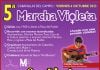 Cartel de la marcha violeta de Cabanillas en 2023.