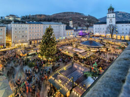 Mercado de Navidad en Salzburgo. (Foto: Franz Neumayr)