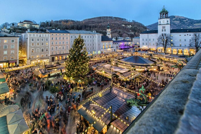 Mercado de Navidad en Salzburgo. (Foto: Franz Neumayr)