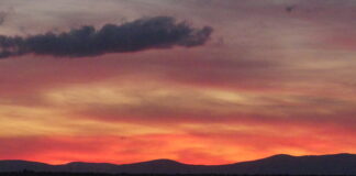 Un atardecer en la provincia de Guadalajara. (Foto: La Crónic@)