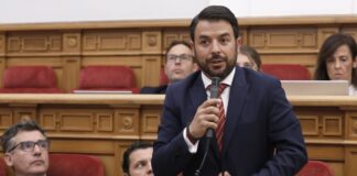 Iván Sánchez, diputado por Guadalajara, es portavoz de Vox en las Cortes de Castilla-La Mancha.