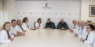 Visita protocolaria en el Hospital