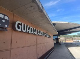 Entrada de la estación del AVE de Guadalajara-Yebes. (Foto: La Crónic@)