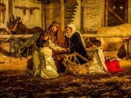 Belén viviente de Galápagos, en una imagen de archivo.