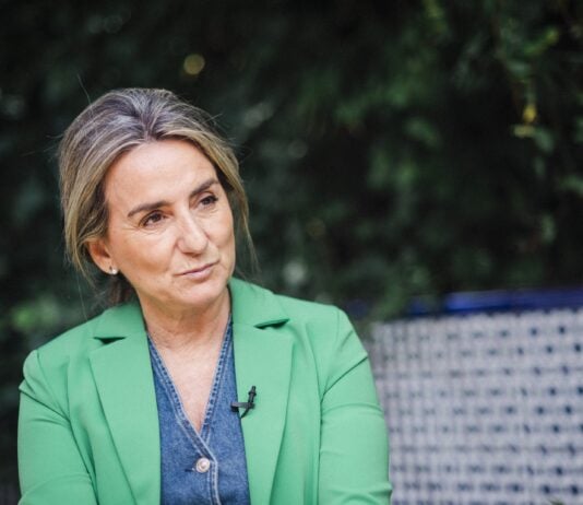 Milagros Tolón, justo antes de perder la Alcaldía de Toledo, en mayo de 2023.