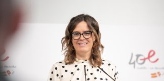 Esther Padilla, portavoz del Gobierno de Castilla-La Mancha, en una imagen de archivo.