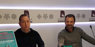 El «talento emergente» se va a hacer oír durante dos días en Guadalajara El primer teniente de alcalde y concejal de Cultura en el Ayuntamiento de Guadalajara, Javier Toquero, junto a Jorge Martínez, presidente de la Asociación Música y Cultural Global.