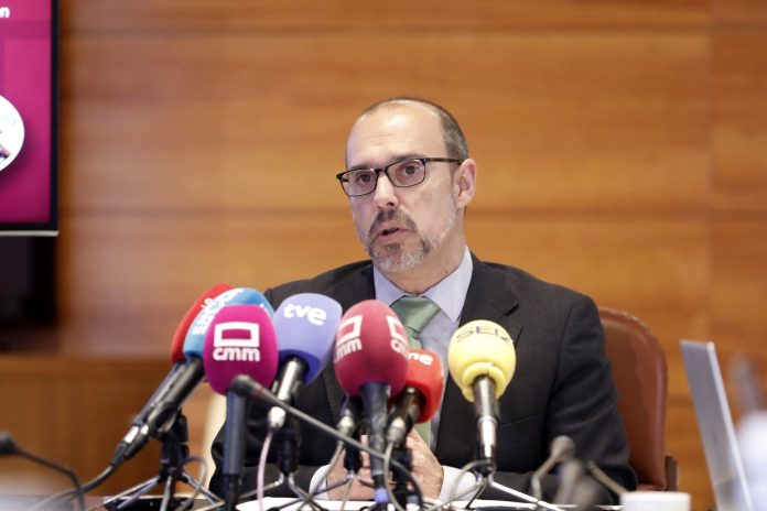 Pablo Bellido, presidente de las Cortes de Castilla-La Mancha.