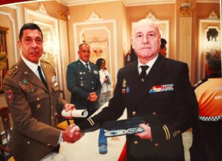 Jacinto García Llorente, en el momento de recibir esta nueva distinción, en Madrid, en noviembre de 2023.