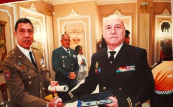 Jacinto García Llorente, en el momento de recibir esta nueva distinción, en Madrid, en noviembre de 2023.