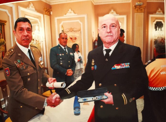 Jacinto García Llorente, en el momento de recibir esta nueva distinción, en Madrid, en noviembre de 2023.