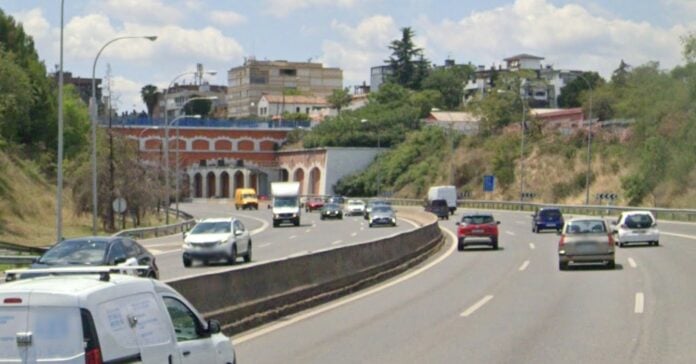 El mayor riesgo de accidente en Madrid está en la A-2, en los alrededores del Puente de la Cea. (Foto: Google Maps)