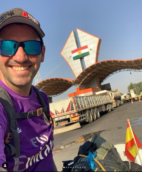 Santiago Sánchez, en una imagen de su perfil de Instagram antes de ser encarcelado.