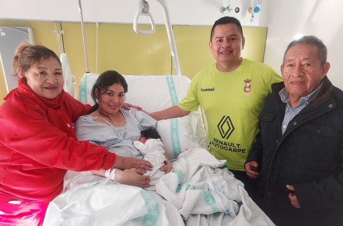 Matías Alonso ha nacido en el Hospital de Guadalajara el 1 de enero de 2024.