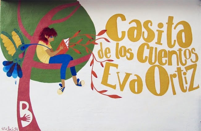 Casita de los Cuentos de Eva Ortiz, en Azuqueca. (Foto: Iribú)