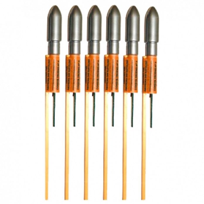 Para utilizar estos petardos en forma de cohete, de la categoría F3, hay que tener al menos 18 años.