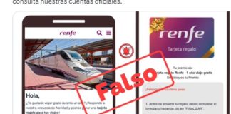 Cuidado: engañan usando el nombre de Renfe