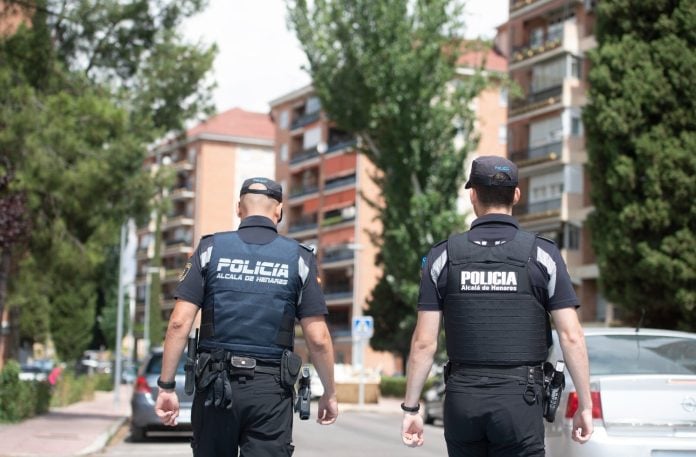 Agentes de la Policía Local de Alcalá de Henares.