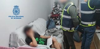 Un momento de la operación desarrollada contra la pedofilia en Alcorcón y Sigüenza. (Foto: Policía Nacional)