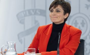 Isabel Rodríguez, en su etapa de portavoz del Gobierno.