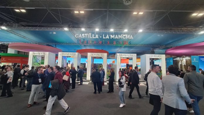 Stand de Castilla-La Mancha en Fitur 2024. (Foto: La Crónic@)