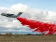 El gran avión contraincendios que se probó en Uceda hace años sigue sin estar operativo Últimos ensayos de Airbus para la lucha contra incendios desde el A400M en el campo de de la Bripac en Uceda.