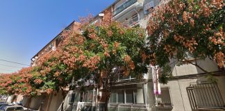 Edificio afectado por el fuego la pasada madrugada Azuqueca, en la calle Aduana. (Foto: Google Maps)