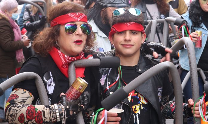 Participantes en el desfile del Carnaval de 2024 en Guadalajara.