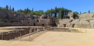 Anfiteatro romano de Itálica.