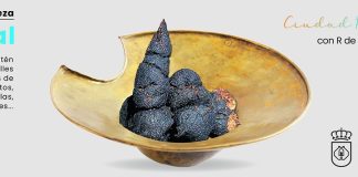 Una cervantina bacía de barbero y un excremento de perro se unen en la peculiar campaña emprendida en Ciudad Real contra las deposiciones de los perros en las calles.