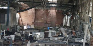 Interior de una de las naves del Fuerte de San Francisco, en su estado actual. (Foto: La Crónic@)