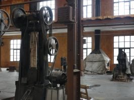 Restos de maquinaria industrial en el Fuerte de San Francisco, en su estado actual. (Foto: La Crónic@)