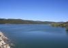 Temor a que las cenizas del incendio afecten al agua de los grifos de Guadalajara Beleña, el embalse del que se surte la Mancomunidad de Aguas del Sorbe, en la plena comarca del incendio.