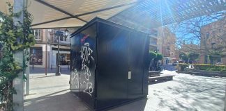 Kiosco del Jardinillo, sin uso, en febrero de 2024. (Foto: La Crónic@)