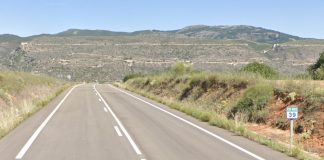 El accidente mortal ha ocurrido en este punto kilométrico de la CM-1002, en Uceda. (Foto: Google Maps)
