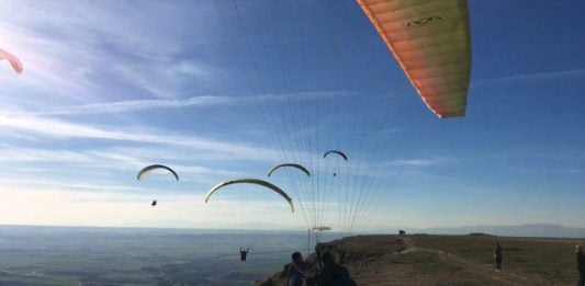 Accidente en Alarilla de un parapente Muela de Alarilla. (Foto: alarilla.org)